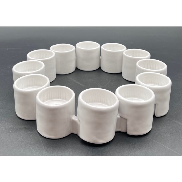 Mid-Century Modern Modular Ehlen Porcelain Sculptures by Ehlén Johansson for Ikea, 1994, Set of 12 For Sale - Image 3 of 18