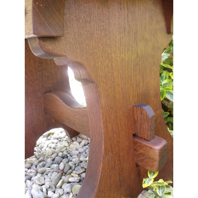 Antique Oak Stools, 1890s, Set of 2 For Sale - Image 5 of 12