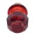 Vintage Faceted Red Glass Bottle Stopper For Sale
