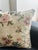 Vintage Isparta Turkish Rug Pillow Cover | Floral Wool Cushion Cover 16x16 | Handmade Boho Throw Pillow | Hidden Zipper For Sale - Image 6 of 8