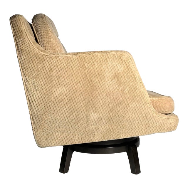 Edward Wormley Dunbar Swivel Lounge Chair For Sale