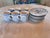 Antique White Vintage Hand Made Blue and White Turkish Coffee /Espresso Cups - 12pcs, Never Used For Sale - Image 8 of 8