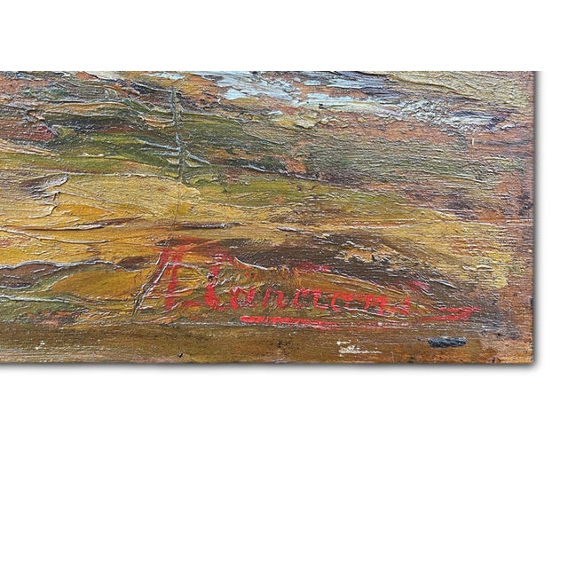 Marcelliano Canciani, Monte Tuglia, 1890s, Oil Painting on Panel, Framed For Sale - Image 3 of 13