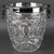 French silversmith Alois Straszak, for Argenterie Le Crabe, designed this stunning modernist Art Deco chrome and crystal...