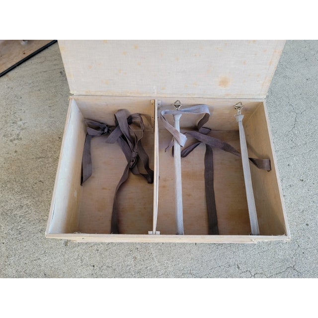 1930s Oshkosh Fitted Wardrobe Steamer Trunk For Sale - Image 12 of 12