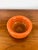 Vintage Mid-Century Modern Eva Englund for Pukeberg Sweden Orange Art Glass Bowl For Sale - Image 9 of 10