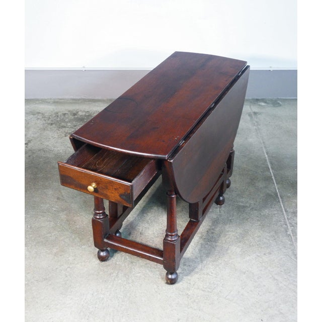 Brown Oak Slatted Table, 1800s For Sale - Image 8 of 11