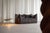 Elegant oversized floor or table lamp in the shape of a rhubarb leaf designed by Carlo Giorgi and manufactured by Bottega...