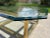 1970s Mastercraft Attributed Mid-Century Modern Brass & Beveled Glass Coffee Table | Vintage Hollywood Regency Cocktail Table | 1970s Luxury Statement Piece For Sale - Image 5 of 8