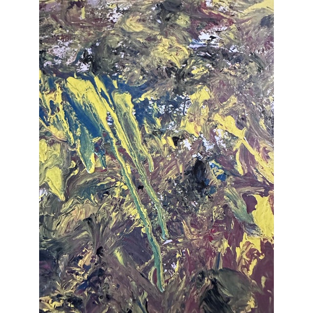 1950s 1950s Rolph Scarlett Oil on Board Painting For Sale - Image 5 of 7