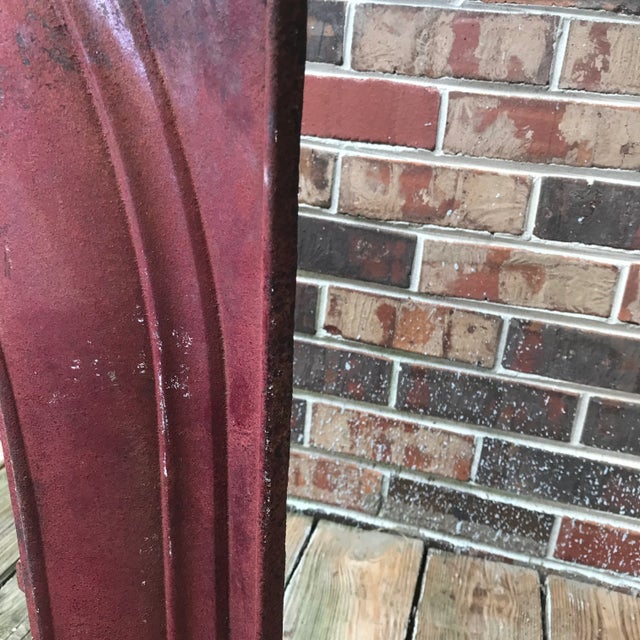 Antique Victorian Cast Iron Fireplace Surround For Sale - Image 16 of 16