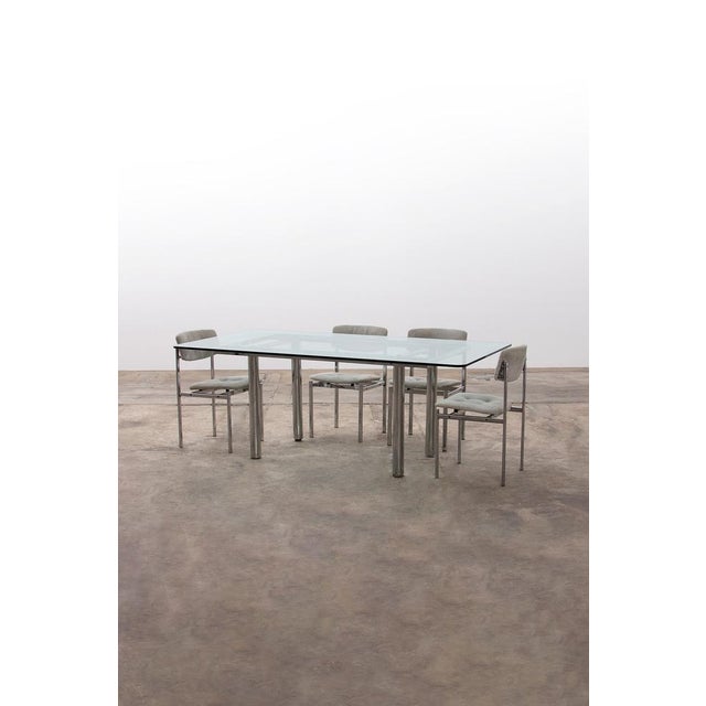 Rectangular Dining Table Andrè with Chairs, 1960s, Set of 5 For Sale - Image 13 of 18