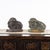 Two vintage lost wax cast bronze foo dog sculptures from the mid 20th century. We currently have four bronze and one verde...