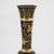 Black and Gold Lacquerware Vase With Floral Motif For Sale In New York - Image 6 of 10