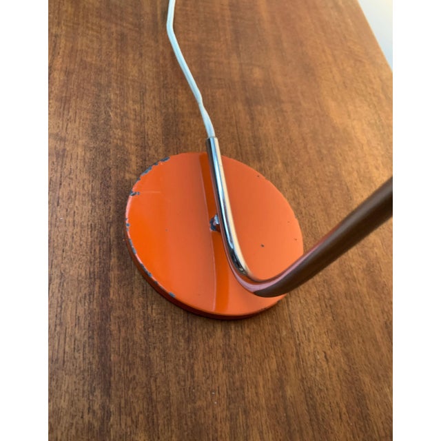 Cream Vintage Italian Space Age Magnetic Table Lamp For Sale - Image 8 of 18