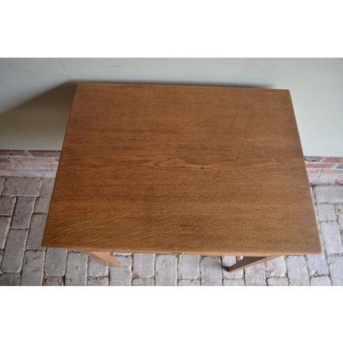 Wood Art Deco Oak Plant Table For Sale - Image 7 of 9