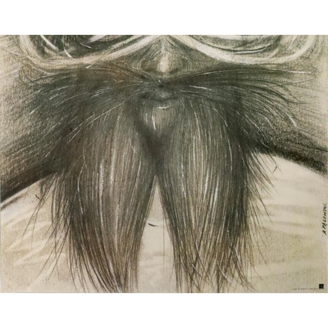 Contemporary 1985 Polish Theater Poster, Wariat: Zakonnica (Madman : Nun), Pagowski For Sale - Image 3 of 3