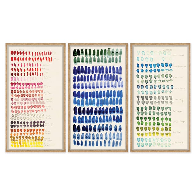 Not Yet Made - Made To Order Swatch - Rose, Blue and Green by Susan Hable For Sale - Image 5 of 5