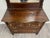 Antique Late Victorian Edwardian Serpentine Oak Dresser With Removable Mirror For Sale - Image 12 of 14