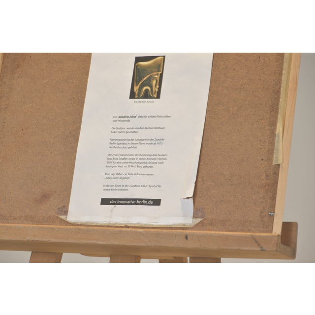 Goldener Julius, Lithograph, Falko Hamm For Sale - Image 6 of 9