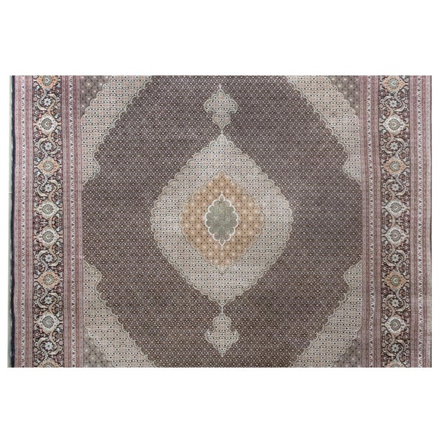 Vintage Persian Tabriz Rug For Sale - Image 13 of 15