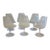 Pristine Vintage Eero Saarinen for Knoll Stationary Tulip Side Chairs - Set of 6 For Sale