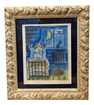 Marina Yevgenyevna Uspenskaya, Masha's Fairy Tales, 1970s, Watercolor, Framed