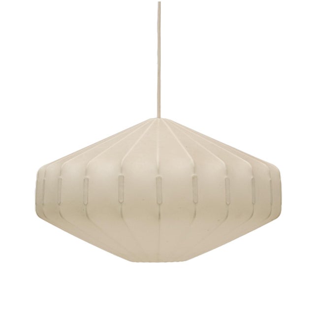 1960s German Goldkant Cocoon Pendant Lamp by Friedel Wauer, 1960s For Sale - Image 5 of 10