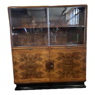 Original Showcase by Jidrich Halabala, 1930s For Sale