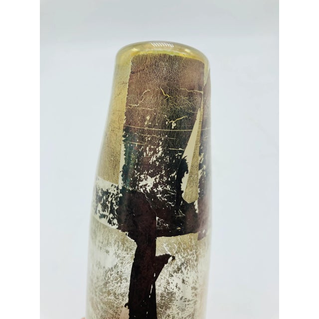 Transparent Vintage Adam Aaronson Vase for Nieman Marcus For Sale - Image 8 of 10