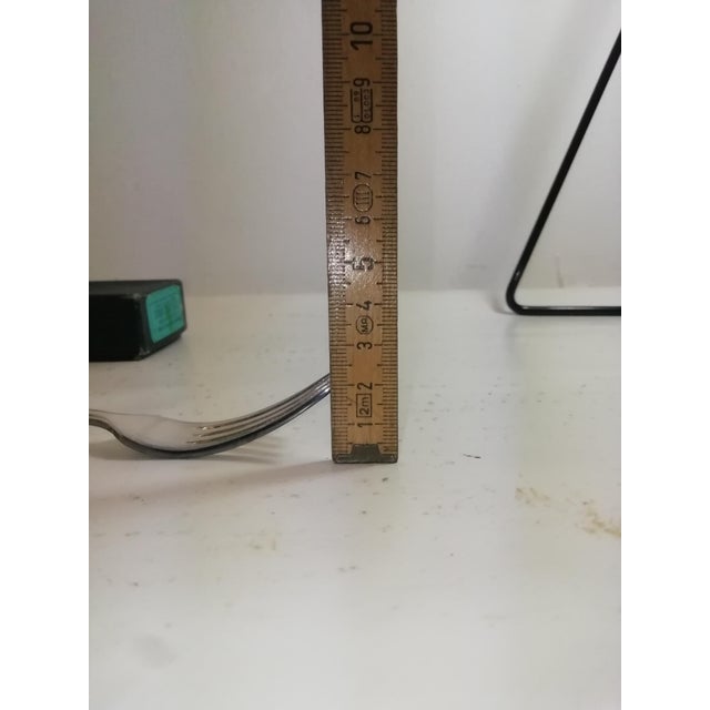 Silver Dessert Forks by Gio Ponti for Arthur Krupp, Italy, 1940s, Set of 12 For Sale - Image 8 of 10