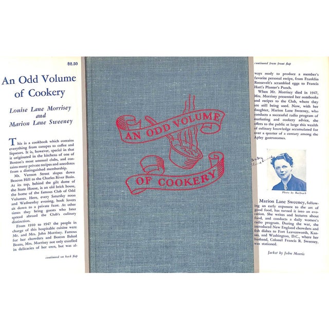 Traditional "An Odd Volume of Cookery" 1949 Morrisey, Louise Lane and Sweeney, Marion Lane For Sale - Image 3 of 11