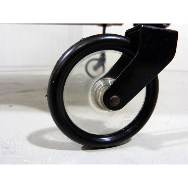 Teak Trolley with Botanical Tile Top, 1960s For Sale - Image 13 of 14