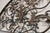 Rococo Wrought Iron Architectural Wall Grille, Demilune Overthrow, Rococo Revival Style For Sale - Image 3 of 6