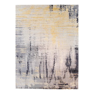 Velvet Rug, Gold 10x14 - Ready to Ship For Sale