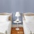 2020s Sample - Schumacher Mathis Ticking Stripe Wallcovering In Indigo For Sale - Image 5 of 6