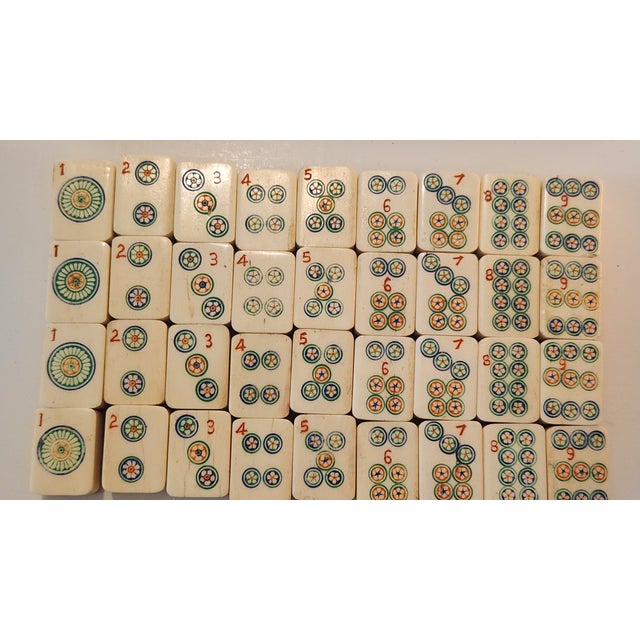 Stunning Antique Travel Mahjong Set From the 1920s For Sale - Image 16 of 17
