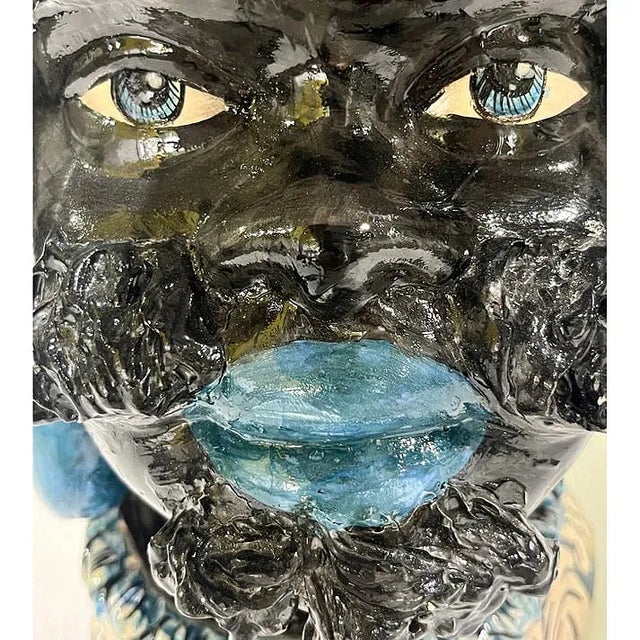 1980s Vintage Italian Signed Morris Figure Vases For Sale In Atlanta - Image 6 of 8