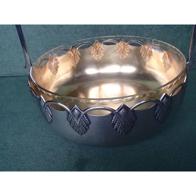 Antique Art Nouveau Silver-Plated Bowl with Handle from WMF For Sale - Image 5 of 17