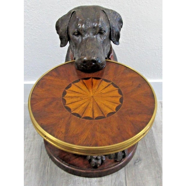 Maitland - Smith Maitland-Smith Classic Collection 8144-30 Labrador Accent Table For Sale - Image 4 of 15