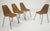 1950s Vintage Basket Wicker Chairs by Legler for Bonacina Italia, 1950s, Set of 4 For Sale - Image 5 of 13