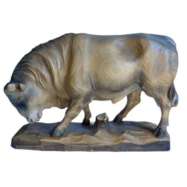 Brienz Bull Figure, 1950s For Sale - Image 6 of 10