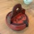 Chinese Antique Chinese Red Wedding Basket For Sale - Image 3 of 10