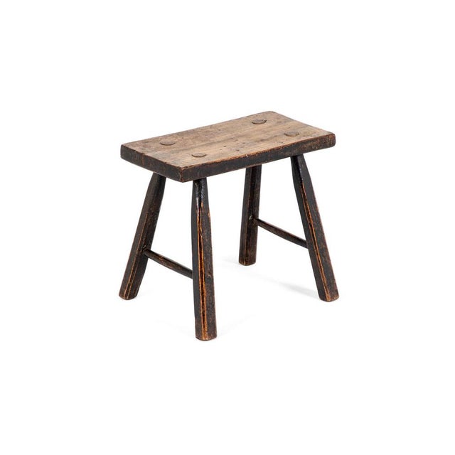 Antique Stool in Oak, 1800s For Sale - Image 12 of 12