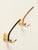 Mid-Century Brass and Coral Red and Black Enamel Coat Hooks, Italy, 1950s, Set of 4 For Sale - Image 13 of 14