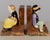 1930s French Faience Hb Quimper Bookends by Berthe Savigny For Sale - Image 5 of 9