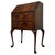 Small Antique English Edwardian Mahogany Secretaire For Sale - Image 5 of 14