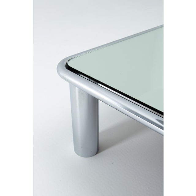 Sesann Mirrored Coffee Table by Gianfranco Frattini for Cassina, 1960s For Sale - Image 9 of 11