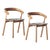 Set of Nude Dining Chairs by Made by Choice For Sale