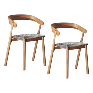 Set of Nude Dining Chairs by Made by Choice